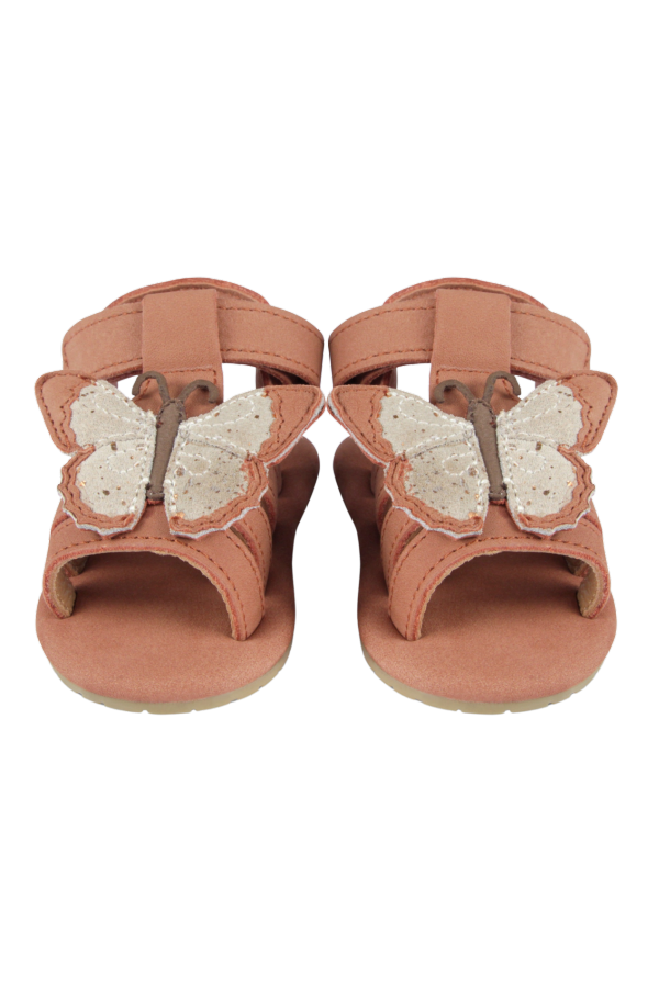 KIDS Donsje Tuti Sky Sandals Papillon Sandals - Walnut Nubuck