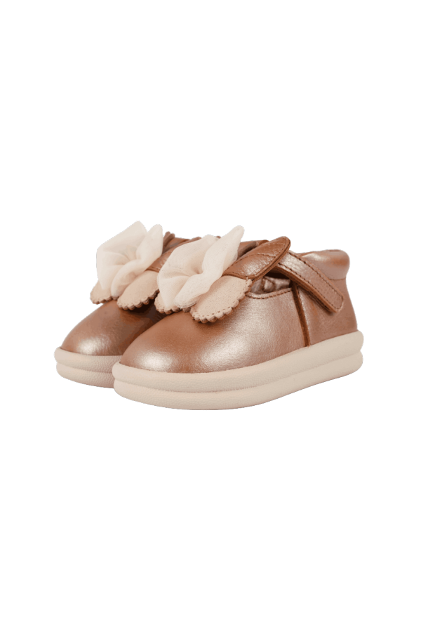 KIDS Donsje Vlindy Shoes Toddler Shoes - Clay Metallic Leather
