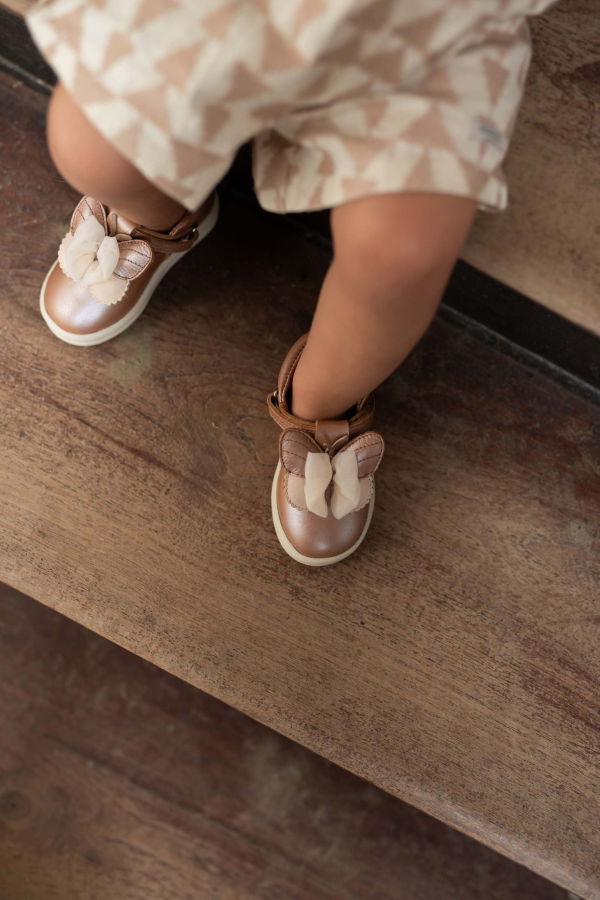 KIDS Donsje Vlindy Shoes Toddler Shoes - Clay Metallic Leather