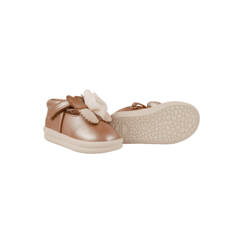 KIDS Donsje Vlindy Shoes Toddler Shoes - Clay Metallic Leather