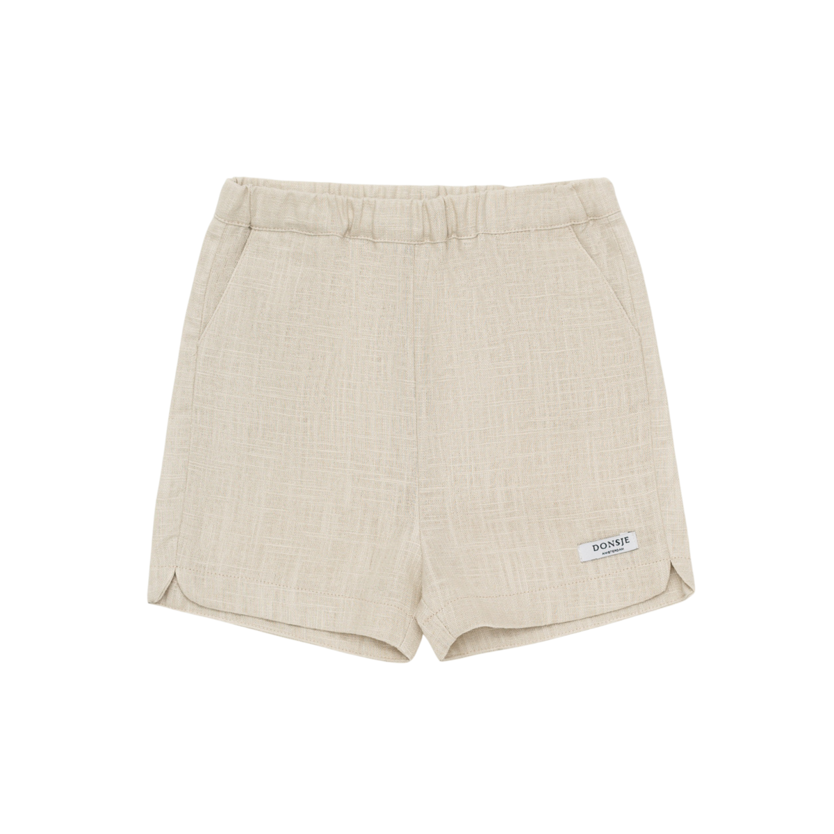 Donsje Wavel Linen Shorts - Sand Beige - Image 1 of 8
