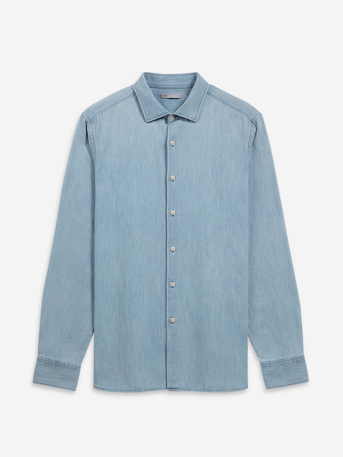 O.N.S Adrian Denim Shirt - Lt Indigo - Image 1 of 3