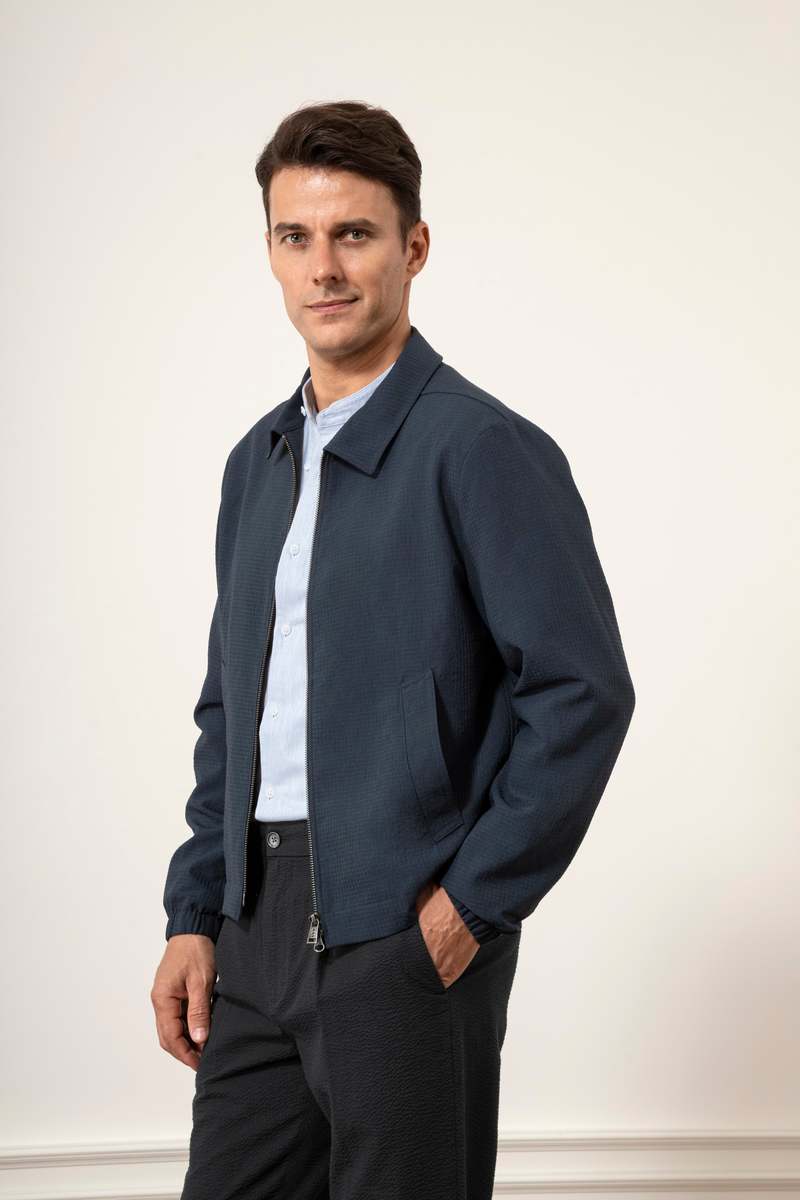 O.N.S Connor Cool Feeling Jacket - Dk Navy Heather