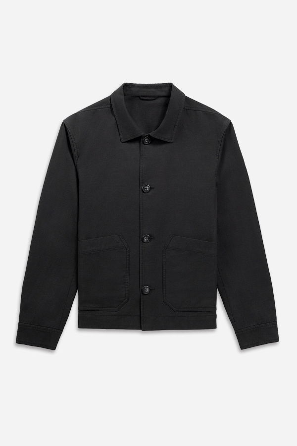 O.N.S Hawthorn Cotton Linen Jacket - Black