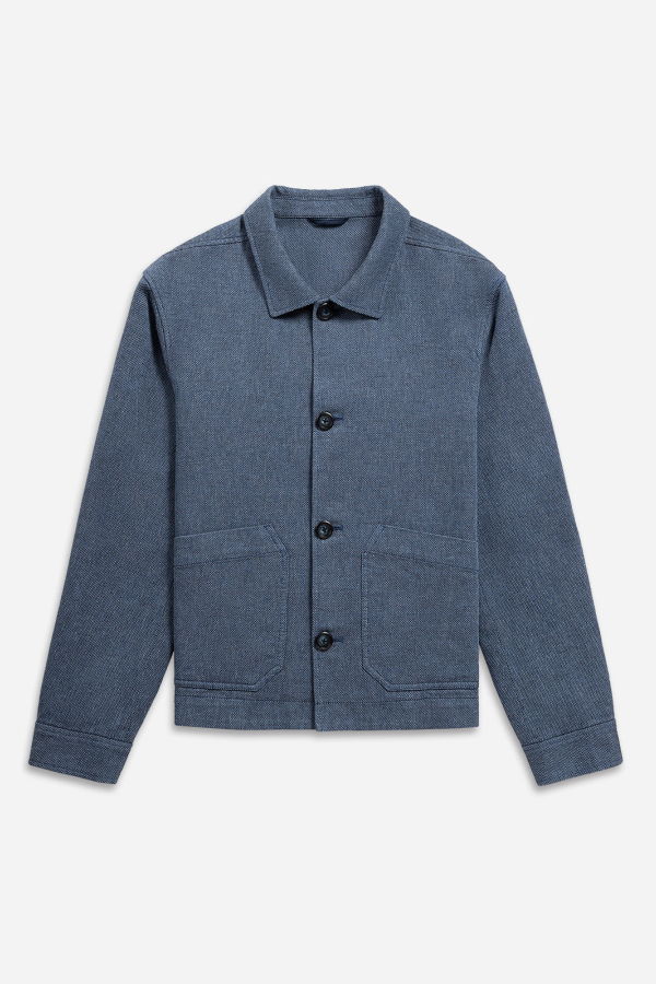 O.N.S Hawthorn Hopsack Summer Jacket - Iron Blue