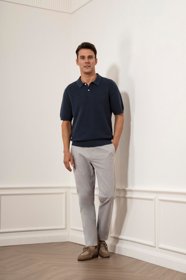 O.N.S Lind Textured Sweater Polo