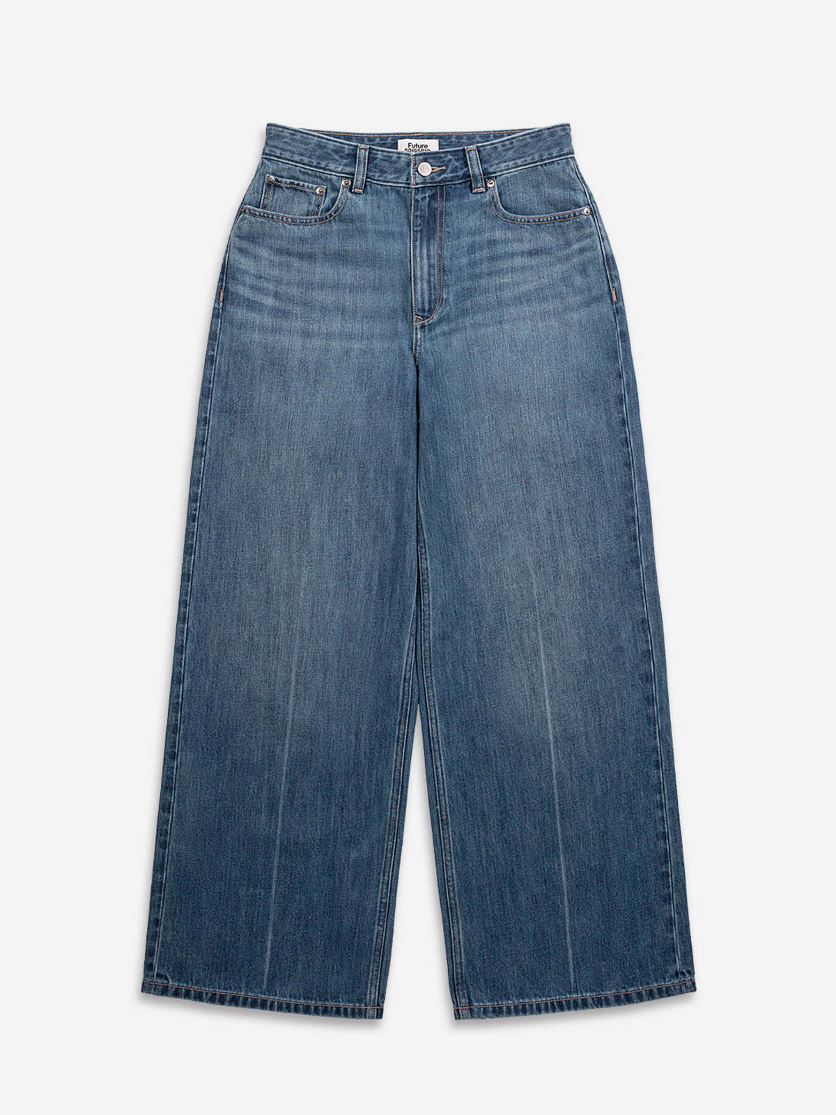 Future Classics Loose Fit Jeans - Mid Indigo - Image 1 of 5