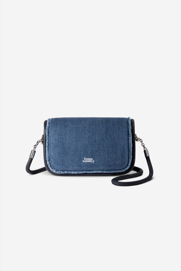 Future Classics Mini Loaf Denim Crossbody Bag - Mid Indigo