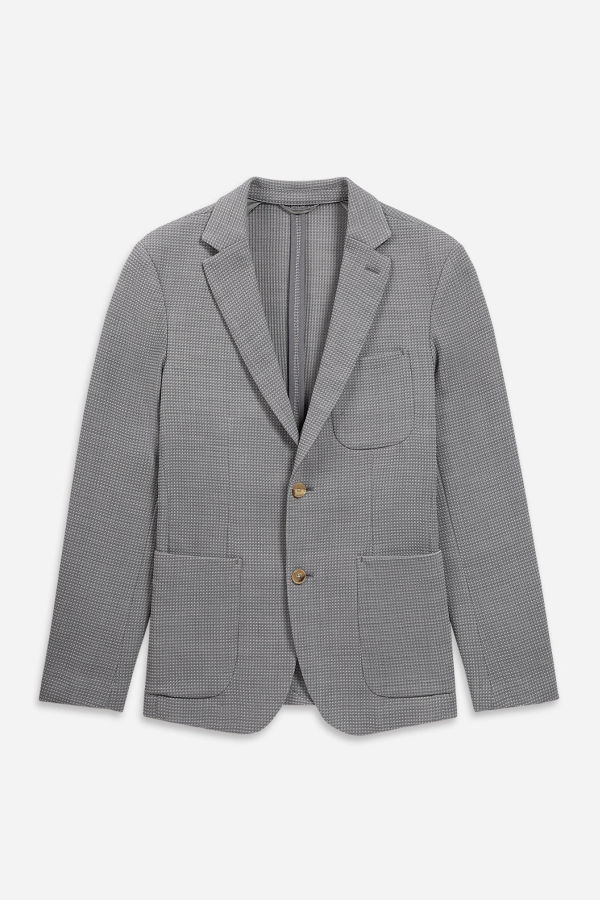 O.N.S Perry Mesh Weaving Blazer - Lt Grey