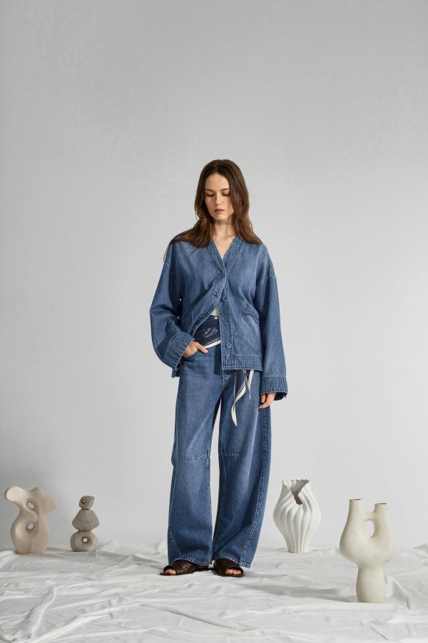 Future Classics Round Jeans - Mid Indigo