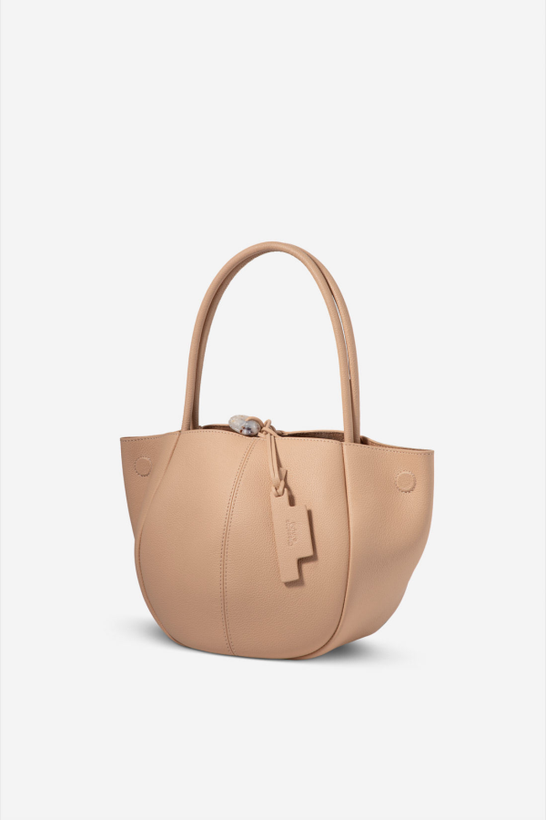 Future Classics Small Pot Pebble Bucket Bag - Honey Peach