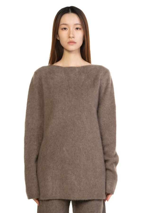 swaying/knit Yak Fleece Pullover