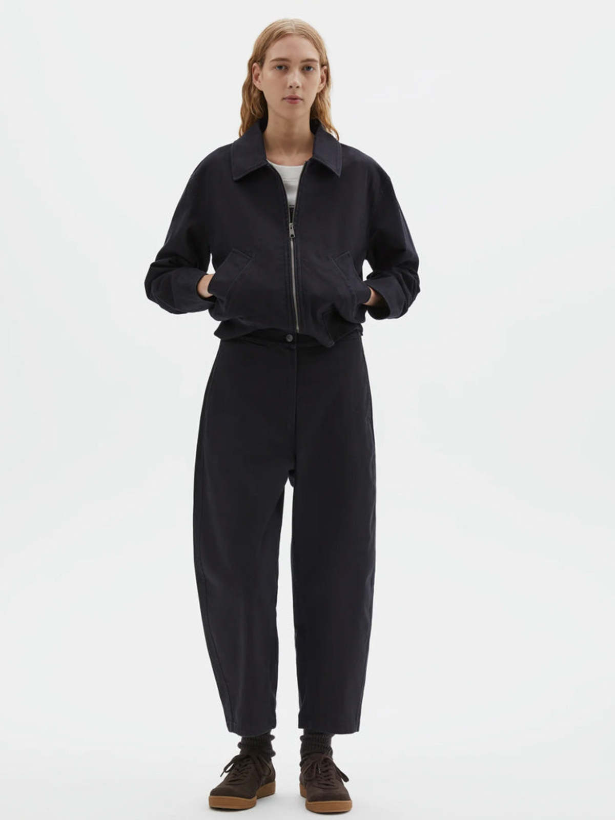 MHL by Margaret Howell Barrel Leg Trousers - Image 1 of 5