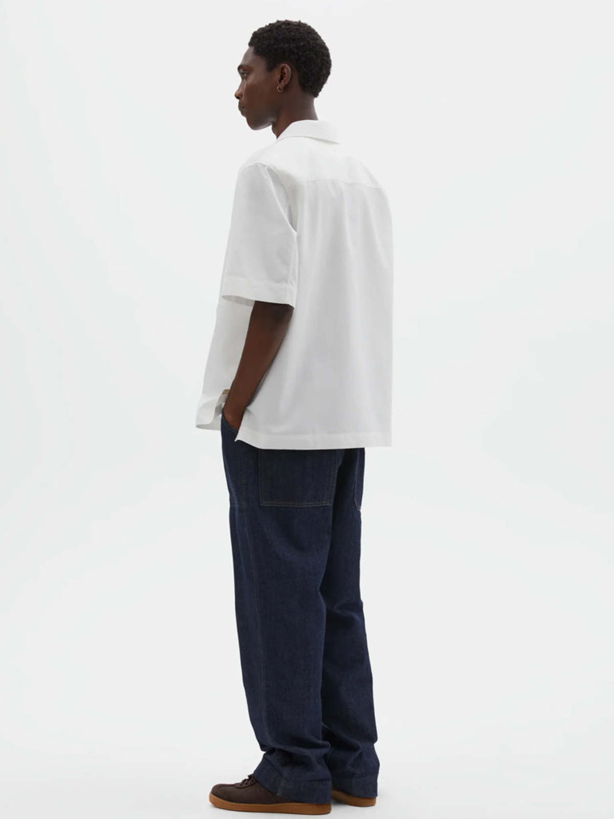 MHL by Margaret Howell PJ Shirt - Chalk - Image 4 of 6