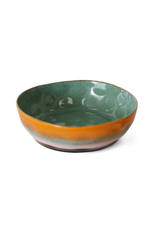 HKliving 70s Ceramics Pasta Bowls - Golden Hour