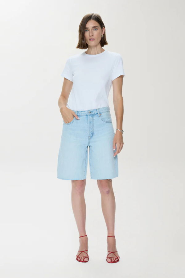Pistola Nolan Relaxed Straight Cut Off Shorts