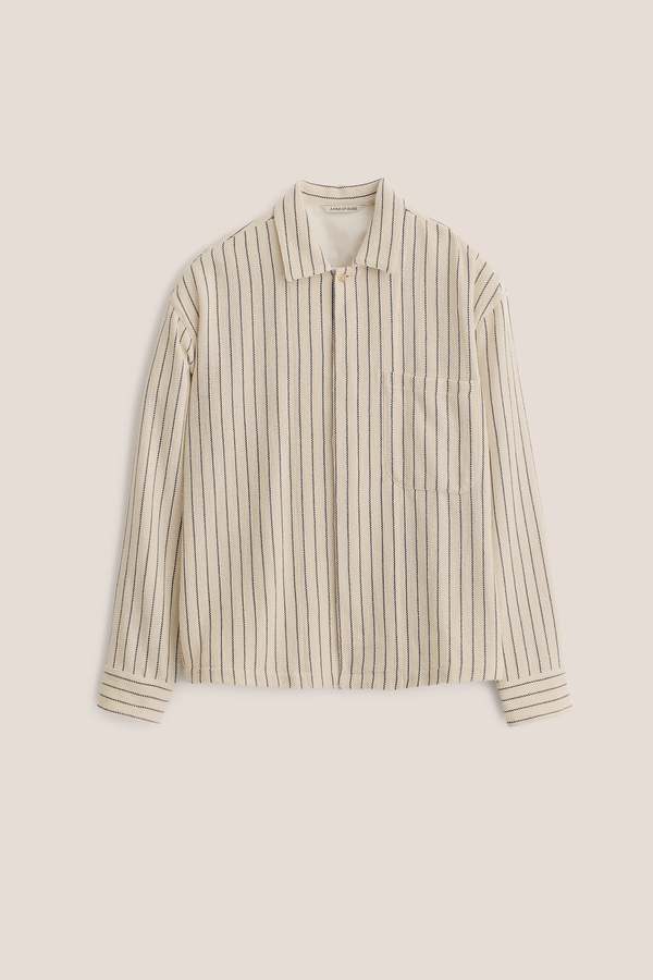 A Kind of Guise Rumba Shirt Blue Panama Stripe
