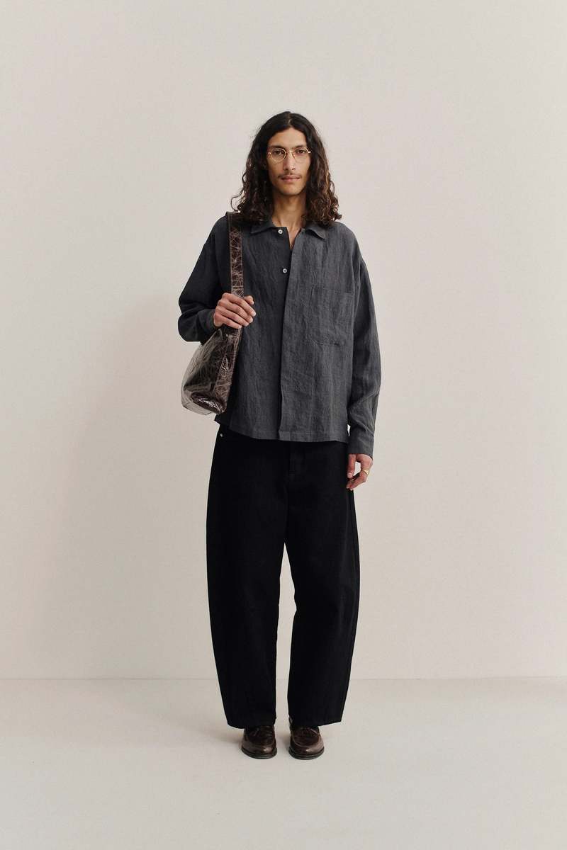 A Kind of Guise Rumba Shirt - Coal