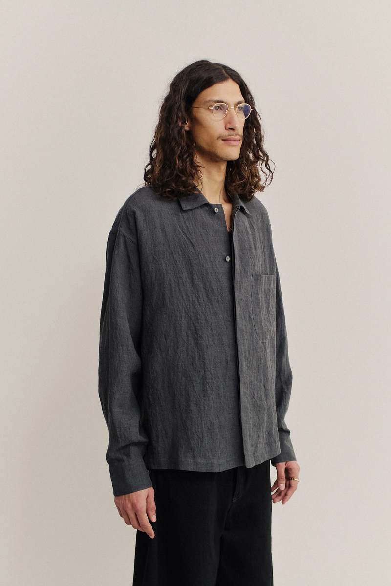 A Kind of Guise Rumba Shirt - Coal