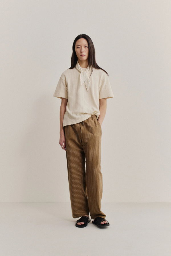 A Kind of Guise Samurai Trousers - Earth Stripe