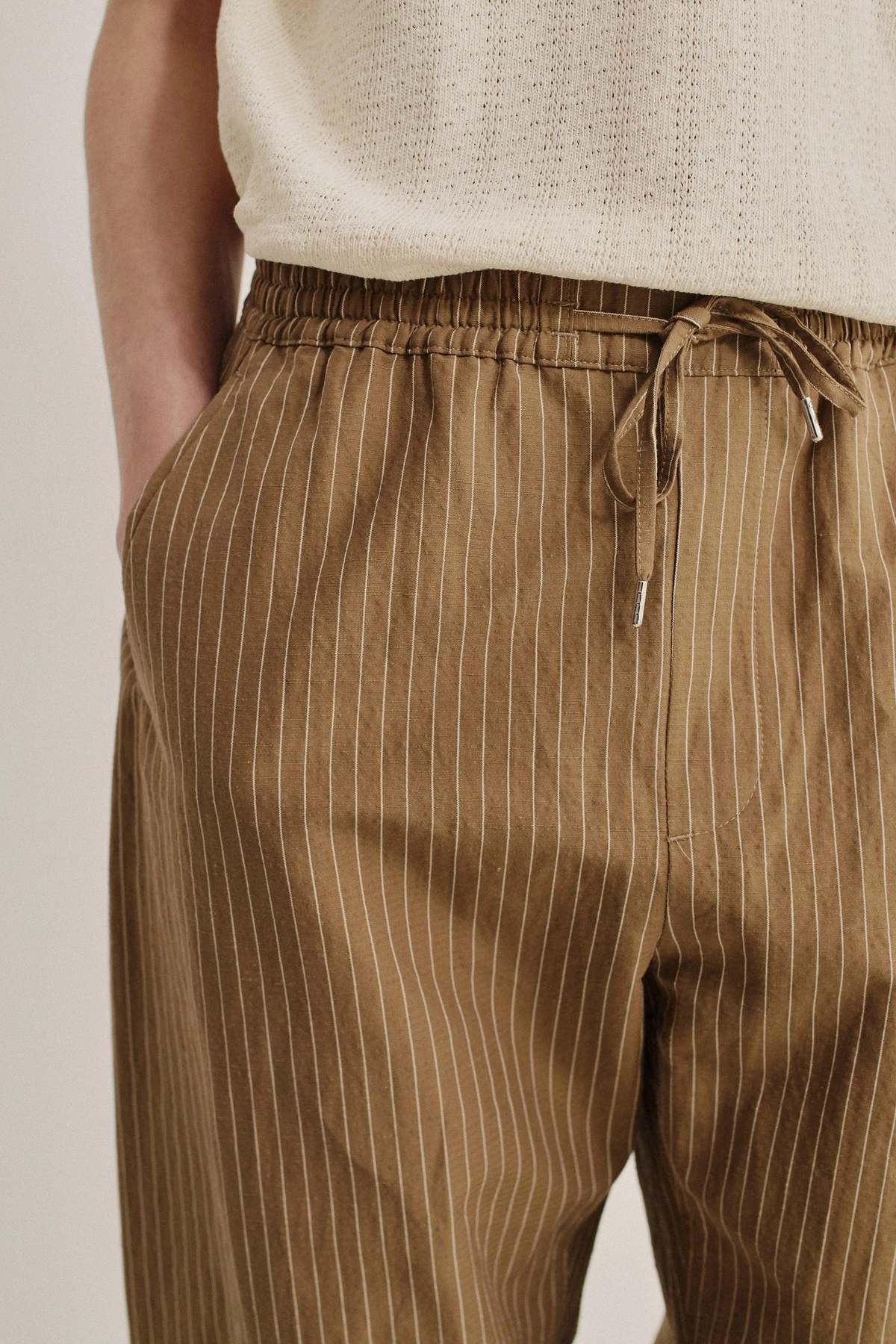 A Kind of Guise Samurai Trousers - Earth Stripe - Image 5 of 7