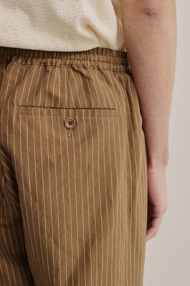 A Kind of Guise Samurai Trousers - Earth Stripe