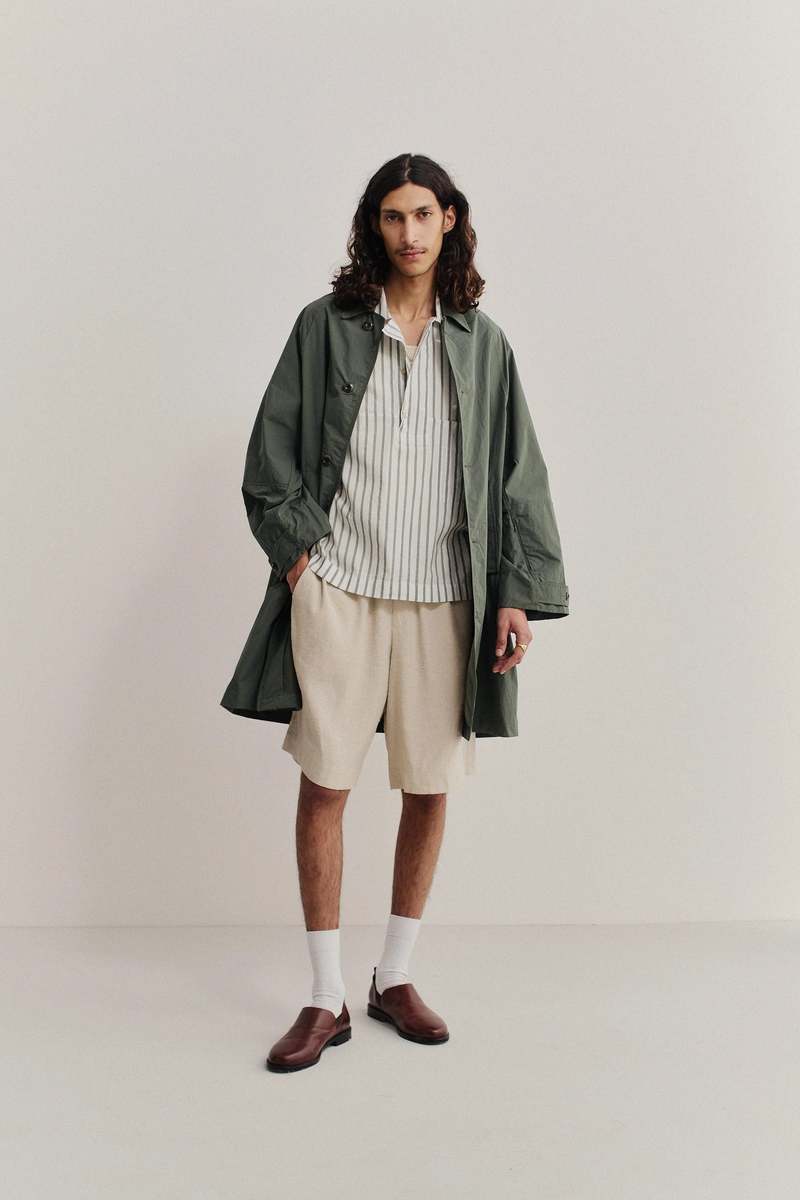 A Kind of Guise Taita Shirt Aloe Stripe