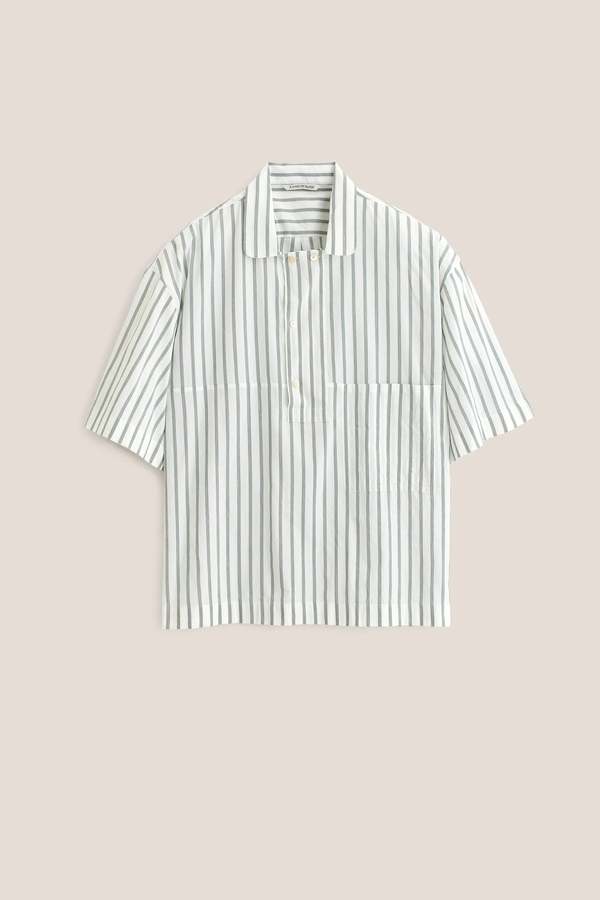 A Kind of Guise Taita Shirt Aloe Stripe