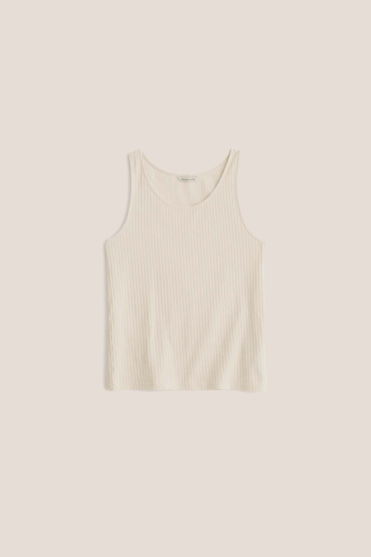 A Kind of Guise Tomaso Tanktop Almond Ajour Tank Top - Image 4 of 4