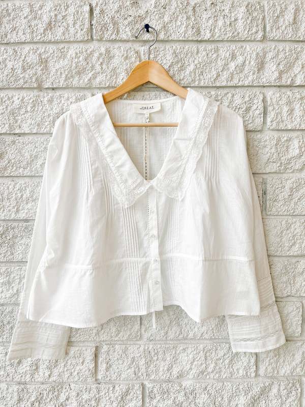 The Great. The Harper Top - True White