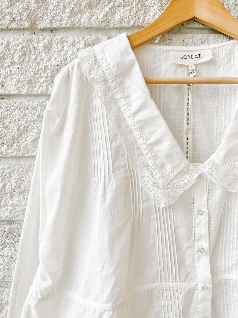 The Great. The Harper Top - True White