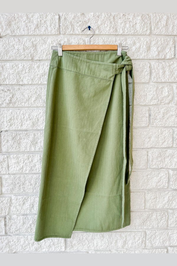 The Great. The Wrap Skirt - Carmy