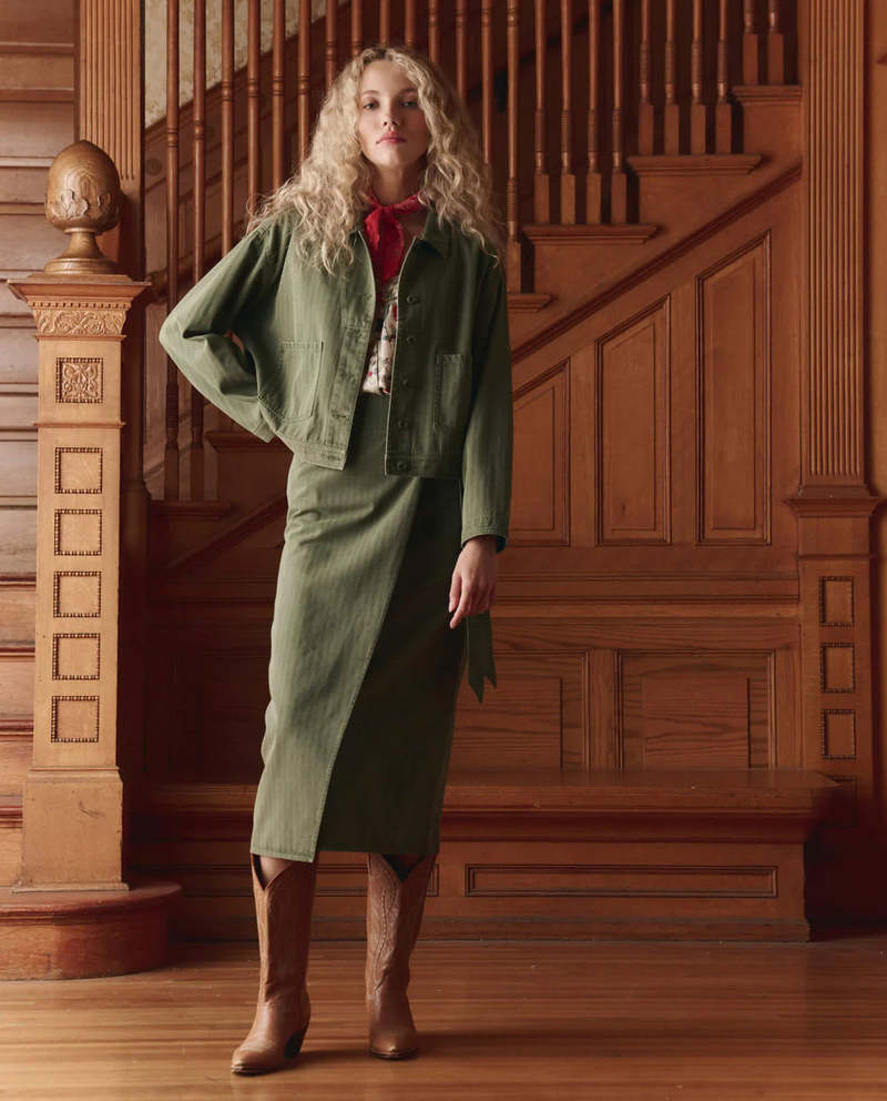 The Great. The Wrap Skirt - Carmy