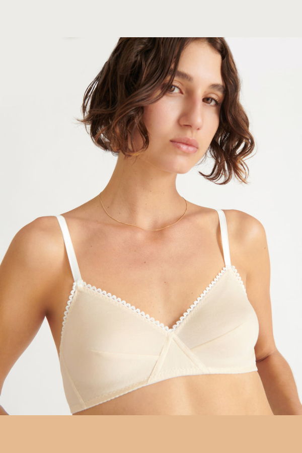 Araks Antonia Cotton Bralette - Undyed