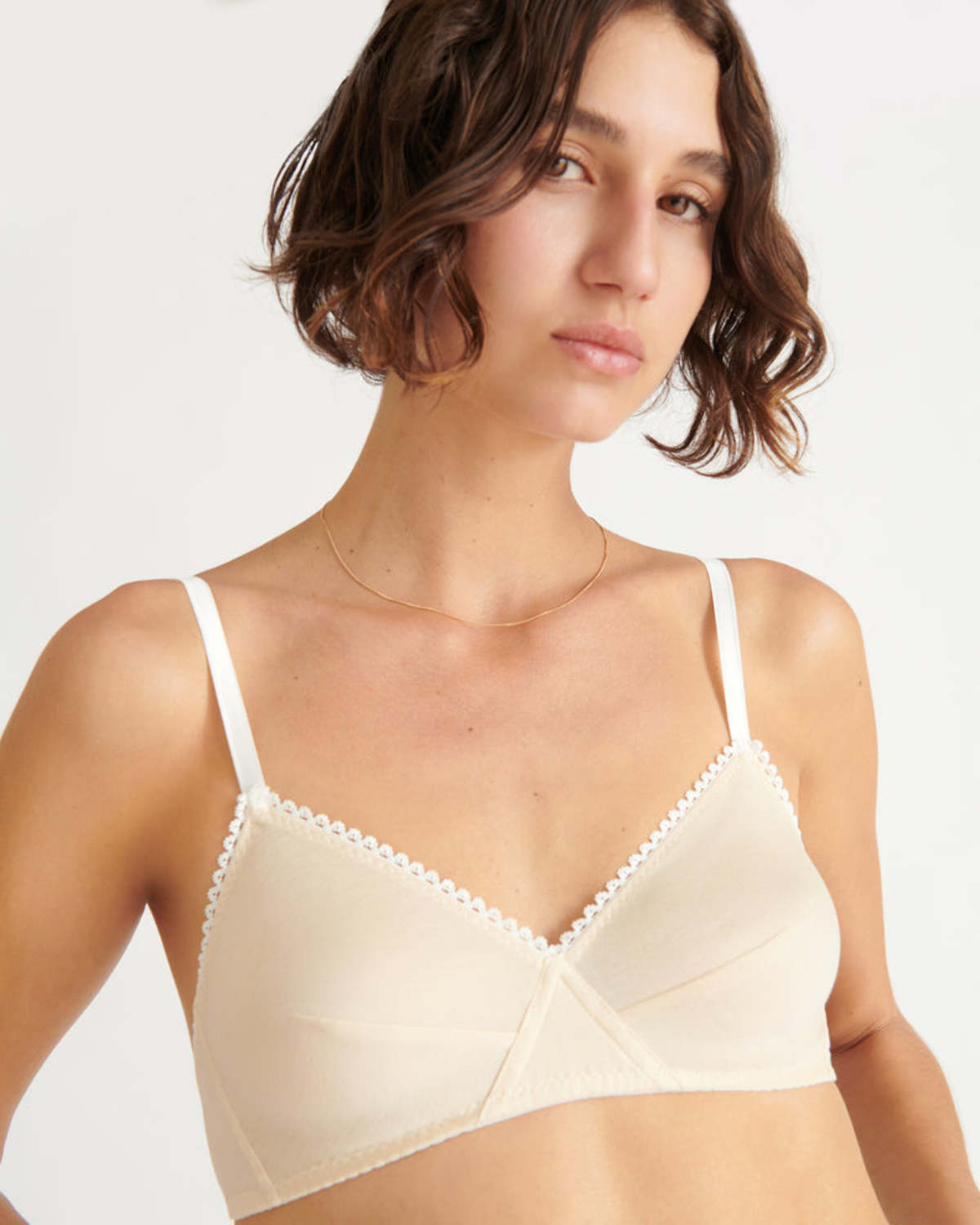Araks Antonia Cotton Bralette - Undyed - Image 2 of 4