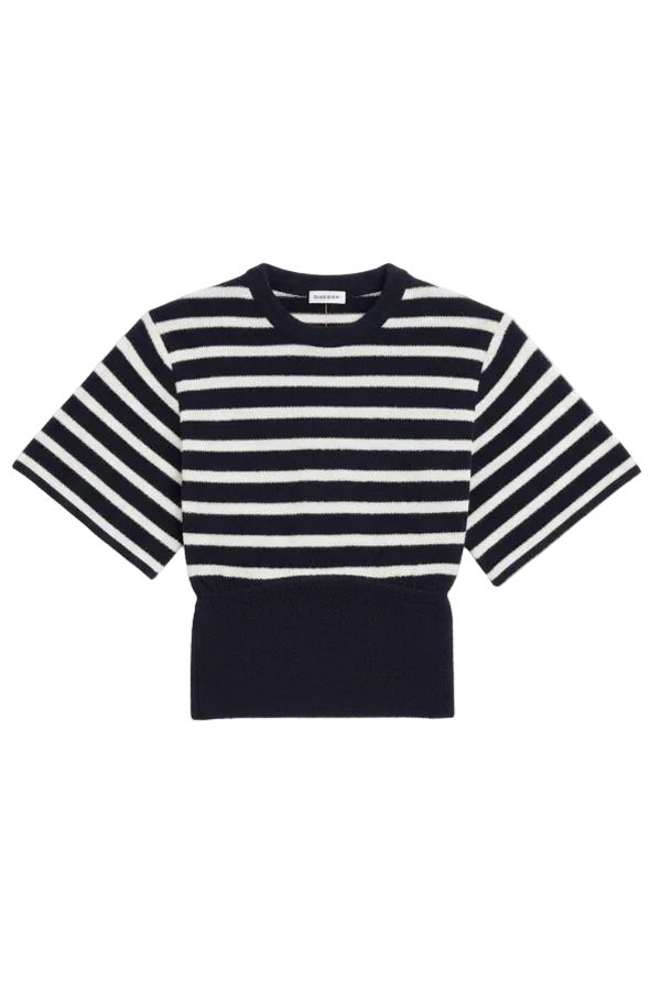 Jonathan Simkhai Aggie Top - Midnight Stripe