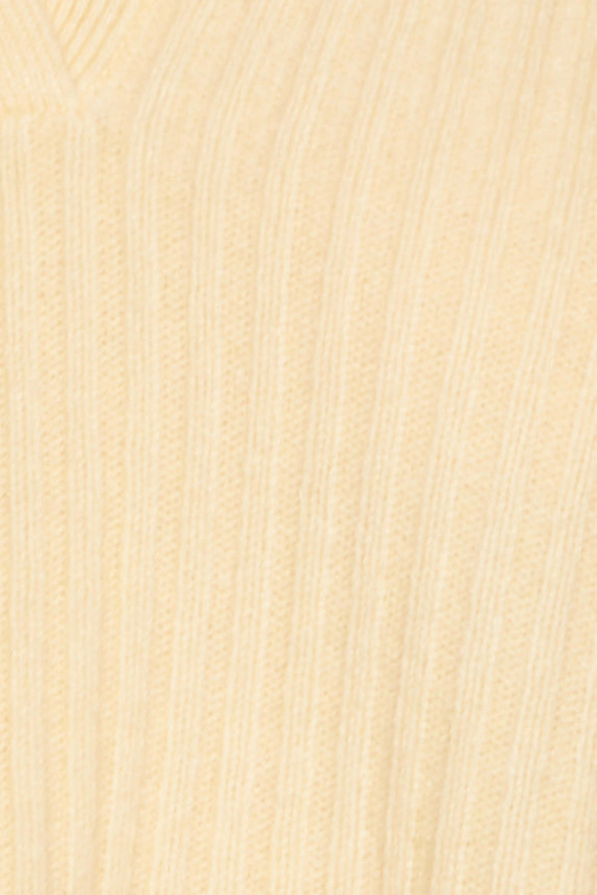 The Tile Club Farrah Short Sleeve Polo - Pale Yellow - Image 4 of 4