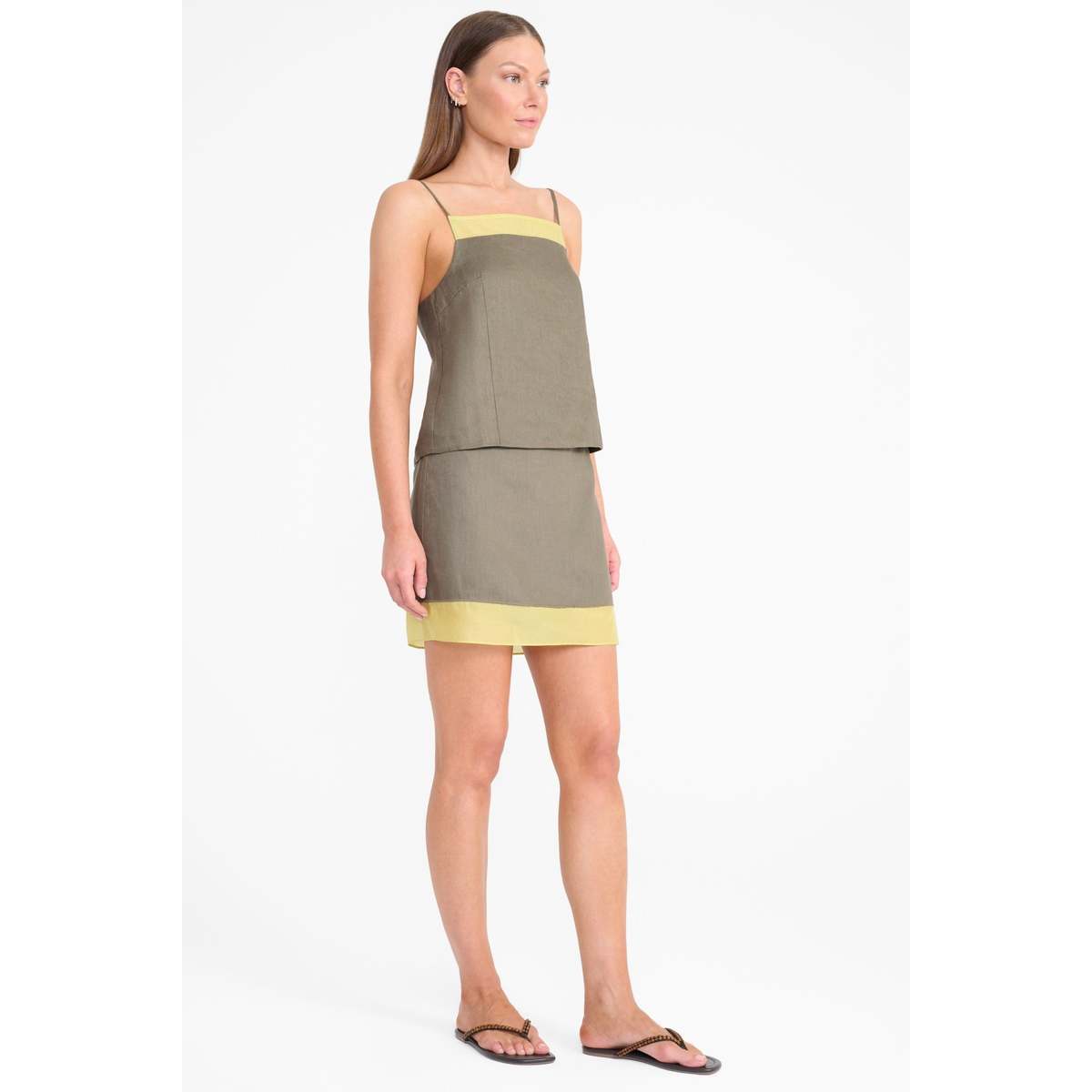 Staud Maisie Linen Top - Palo Verde - Image 2 of 3