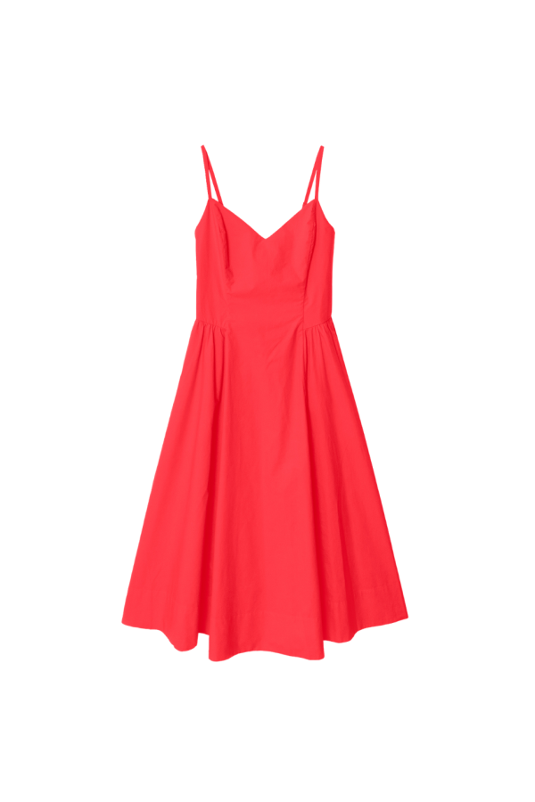 Xirena Bardot Dress - Red Flash