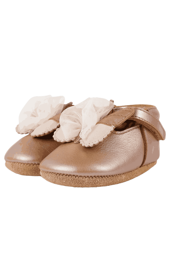 Donsje Amdy Shoes Baby Shoes - Clay Metallic Leather