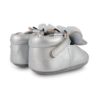 KIDS Donsje Amdy Shoes Baby Shoes - Silver Grey Metallic Leather - Thumbnail 4
