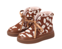 KIDS Donsje Archie Boots - Brown Spotted Cow Hair - Thumbnail 1