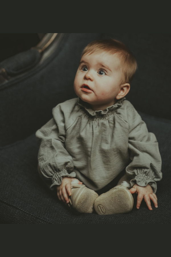 Donsje Bie Romper - Pigeon Blue