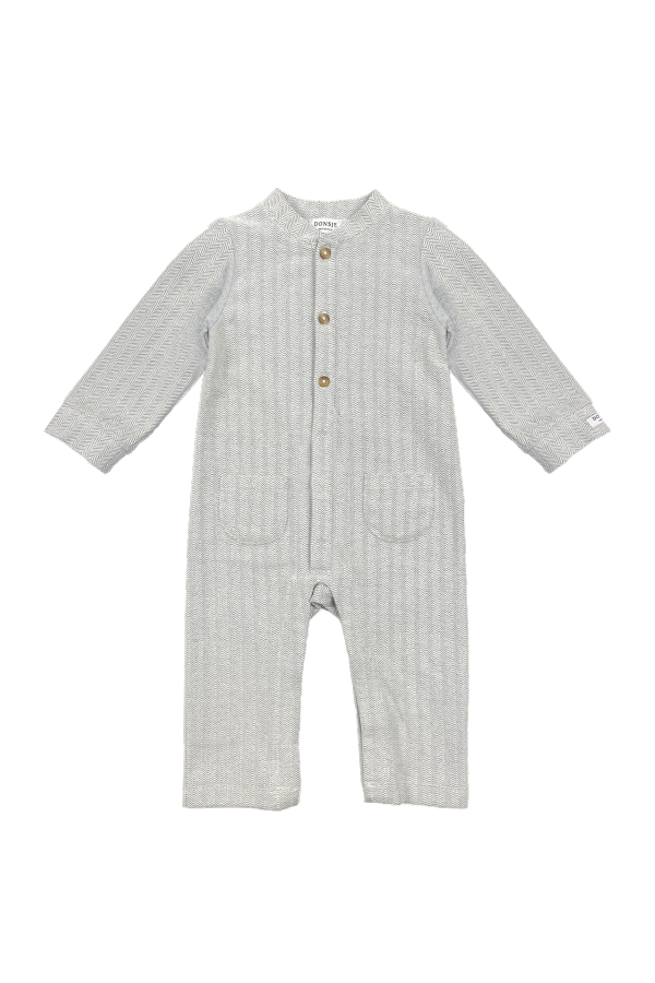 KIDS Donsje Bobian Jumpsuit - White Sand Melange