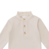 KIDS Donsje Bouches Bodysuit - Soft Sand - Thumbnail 4