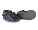 Kids Donsje Carlie Blueberry Baby Shoes - Petrol Grain Leather - Thumbnail 5