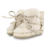 KIDS Donsje Cassi Booties - Cream Leather - Thumbnail 1