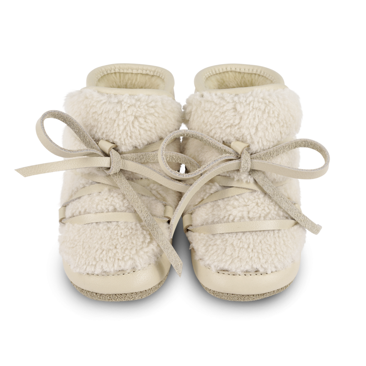 KIDS Donsje Cassi Booties - Cream Leather - Image 2 of 5