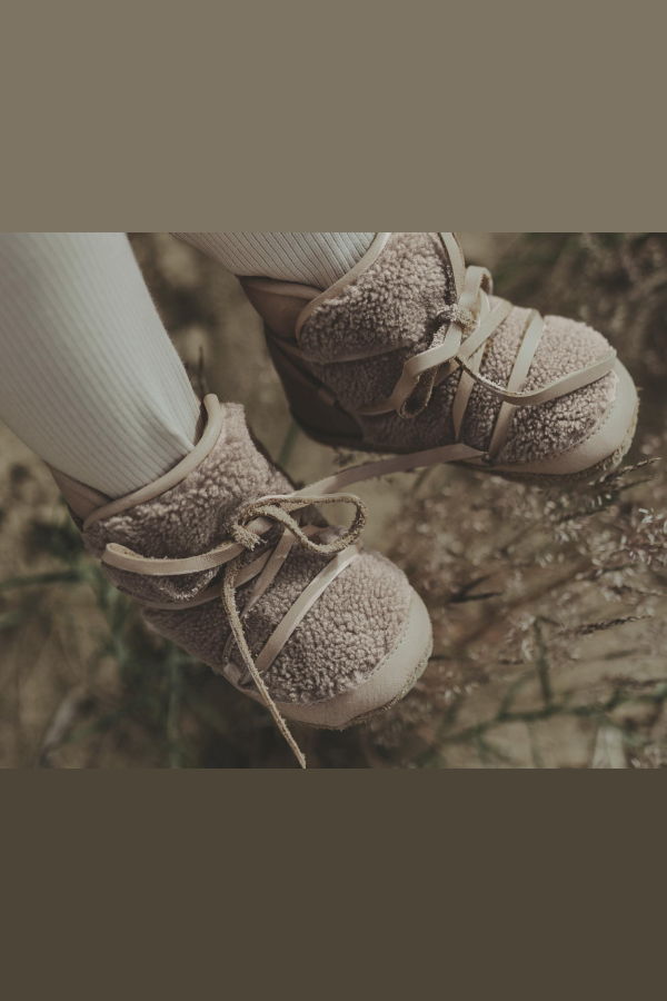 KIDS Donsje Cassi Booties - Lilac Nubuck