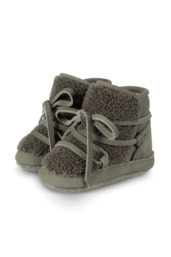 KIDS Donsje Cassi Booties - Stone Nubuck
